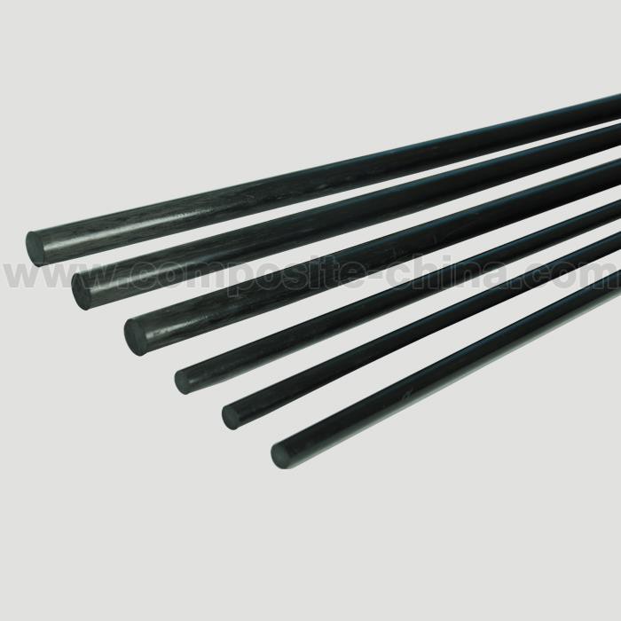 এক্সট্রুড কার্বন ফাইবার সলিড Rods